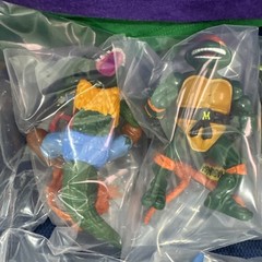 Vtg Teenage Mutant Ninja Turtles Figures TMNT Lot X8 80s 90s Almost Complete