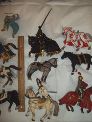 Mixed Lot of Schleich Knights Horses Medieval Action Figures Toy a