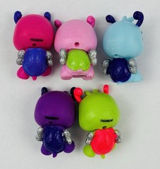 Lot of 5 Hatchimals CollEGGtibles Mini Figures Burtle Turtle Shell Glitter Wings