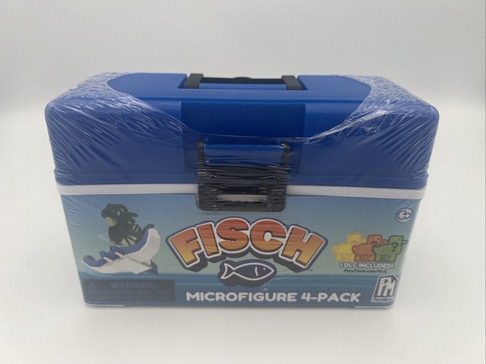 PhatMojo Fisch Collectible Action Figure Playset 4 PVC Figures w/ DLC