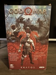 NECA God of War Kratos Action Figure Adjustable w/ Axe, Dagger & Shield