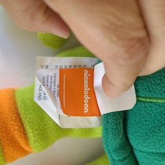 nickelodeon Ninja Turtles Preowned Soft And Cuddly Age 3+ Green /Orange