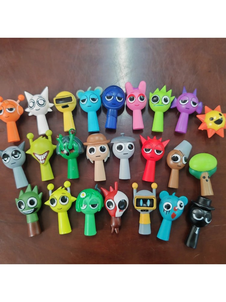 6/24/pcs 4.5 cm Sprunki Action Figures Model Toy Birthday Gift Figurine Set