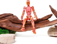 Action Figure T13 3D Printed Titan13 Fully Jointed Collectible Toy 5.5 Inch