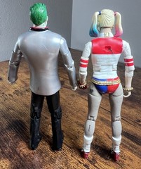 2016 Mattel Suicide Squad Harley Quinn Figure and Joker Figure Multiverse Loose