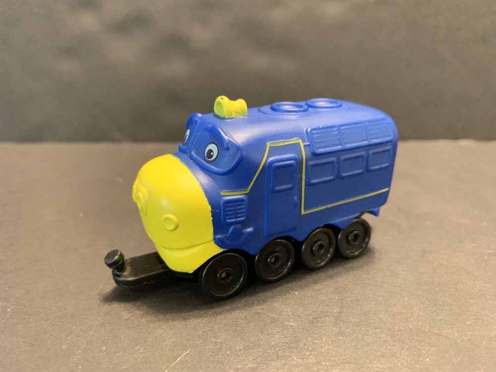 Chuggington Little Chuggers Train Brewster Bruno 2016 Jazwares LLC Blue Yellow