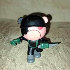 PIGGY Minifigure Collectible Figure Mini Toon Phat Mojo PVC Set of 4