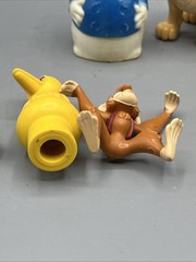 Lot 14 Vintage Character Figurines Sesame Street Disney Garfield Raisin PVC Toys