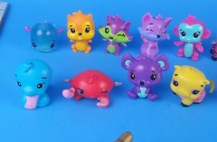 Hatchimals Colleggtibles 29 Figurine Lot Mini Animals Sea Pony Hippo Cat Glitter