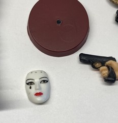 Shocker Toys Kabuki Assassin Figure Broken With Some Accessories Maxx Series