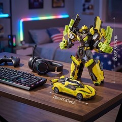 Metal Cardbot W Season 3 TACHY Cheetah Transformer Robot Action Figure Car Toy
