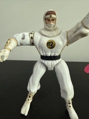 1995 Mighty Morphin Ninja Ranger Pink And White Action Figures Vintage