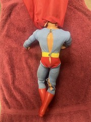 Vintage 1978 Kenner Superman 12” Action Figure Hong Kong Complete Cape Broke Leg