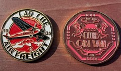 Indiana Jones Club Obi-Wan/Lao Che Air Freight 2 inch Medallion Challenge Coin