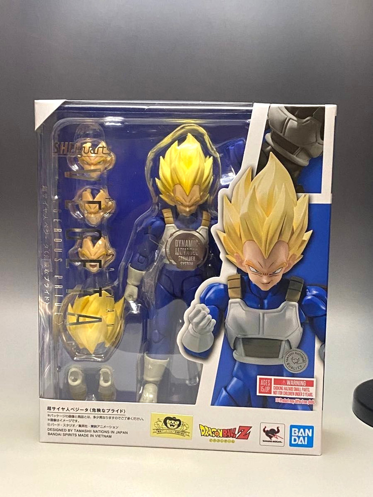 Bandai S.H.Figuarts Super Saiyan Vegeta Dangerous Pride Dragon Ball Z New