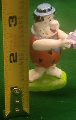 Rare 1977 Heavy Die-Cast Metal Fred Flintstone 2 3/4” Tall Figurine 49 Years Old