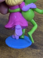 1980s-90s Applause Muppets Miss Piggy & Kermit Figure Cake Topper Birthday Theme