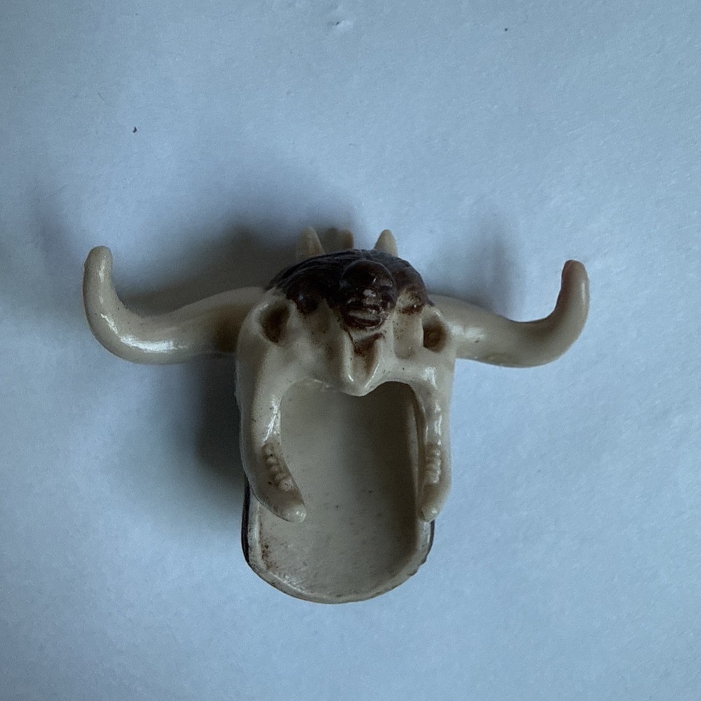 Vintage Indiana Jones 1984 Ljn Temple Of Doom Mola Ram Helmet Accessory READ