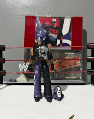WWE Rey Mysterio Elite Series 1 Purple Black w Mask & Shirt 619 Mexico WWF WCW