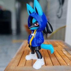 Lucario Urban Vibes – Fan Art 3D Printed Collectible