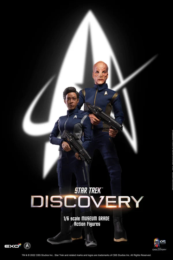 EXO-6 Star Trek DISCOVERY 1/6 Scale ~ COMMANDERS M. BURNHAM & SARU