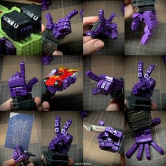 NEWBEE NB-02 Devasation‘s Hand Upgrade Kit For SS86 Devastator ABS Accessories