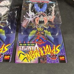 COMPLETE SET VAMPIRE WARS ACTION FIGURE LOT SPIDER-MAN BLADE MORBIUS NEW TOY BIZ