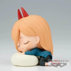 Banpresto BP88663P Figur Q Posket Sleeping Power Chainsaw Man, 7 cm, Mehrfarbig