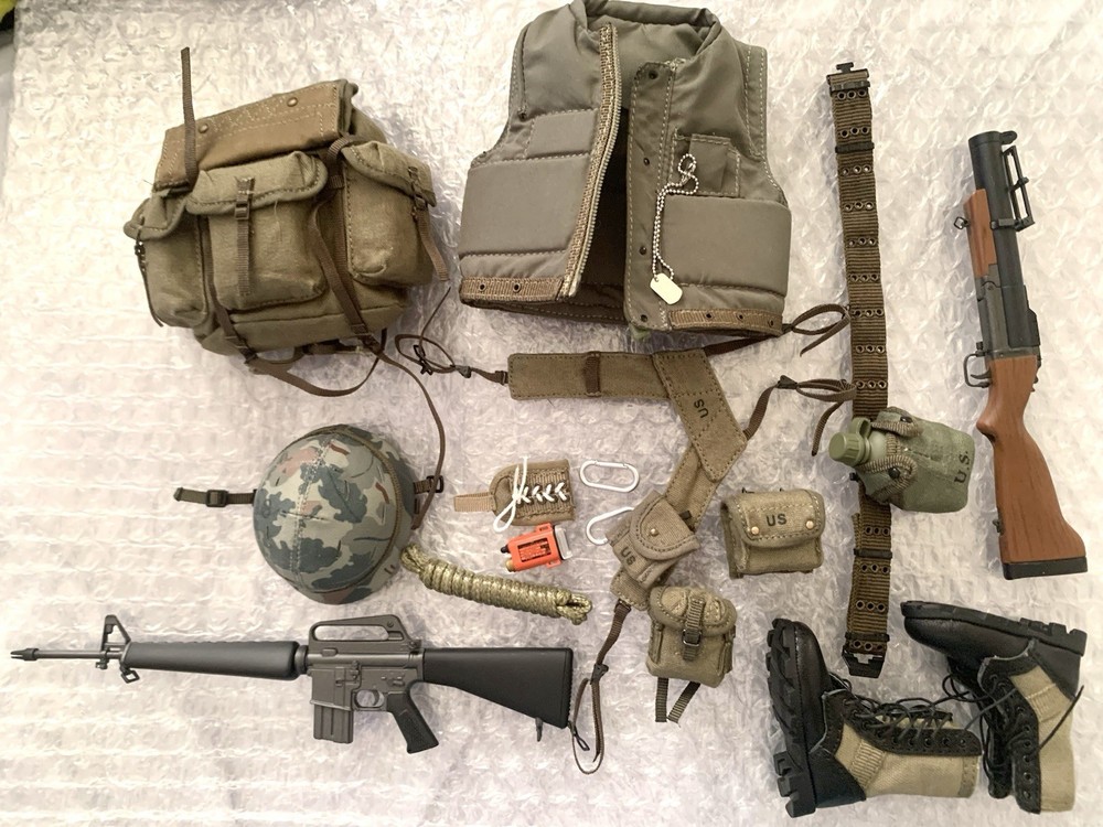 1/6 Scale Figure Vietnam War US MACV SOG USMC Navy Seals Combat Gears Lot ARVN S