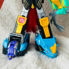 BANDAI SMP Mini pla Megazord Power Rangers Wild Force Gaoranger Gao King Animals