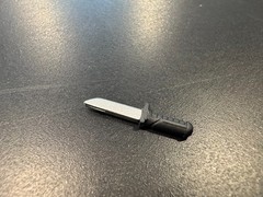 G.I. Joe Classified Metal-Head 6” Scale GRENADIER KNIFE ACCESSORY 1/12 KITBASH