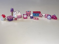 LOT/15 Shopkins Petkins Dreamy Bear Welcome Slumber Bear Party Decorator’s Pack