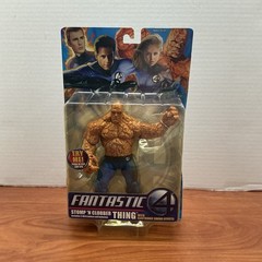 Fantastic Four Stomp N Clobber 2005 Action Figure the Thing 7” Toy Biz Marvel