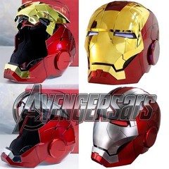 AUTOKING Iron Man MK5 Helmet Voice-control Mask for Kids Children’s Day Gift US