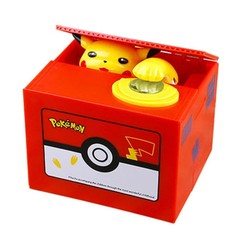 Electronic Piggy Bank Pikachu Style Mischief Coin Stealing Musical Bank New