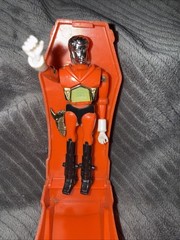 Vintage Mego Micronauts Pharoid Red/Orange Figure w/ Time Chamber