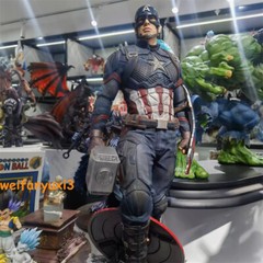 40cm The Avengers Captain America Figure Model Statues Ornament Collection Gift