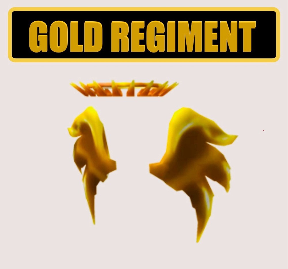 ROBLOX Toys GOLDEN Reignment Hat RARE Toy Code ONLY *Sent in Messages*