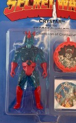 Custom “Mattel” Secret Wars CRYSTAR – THE CRYSTAL WARRIOR – MOC w Secret Shield!