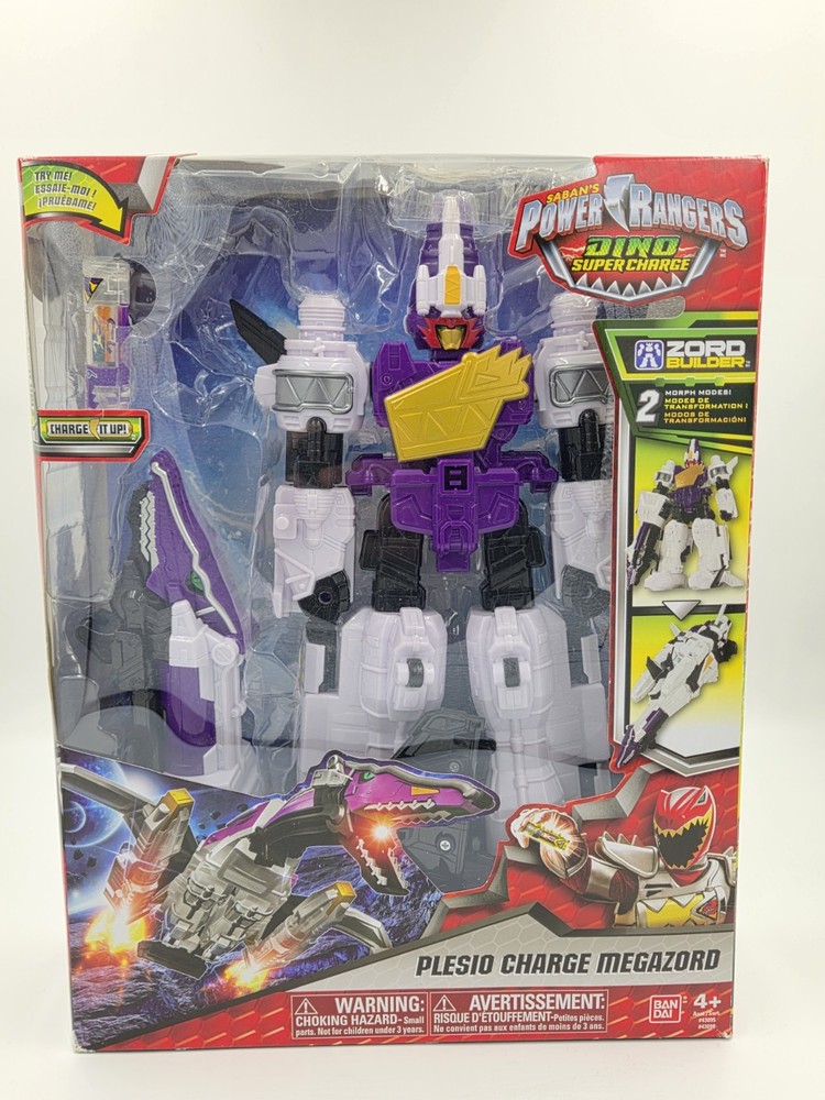 Saban’s Power Rangers Dino Super Charge Plesio Charge Megazord Zord Builder