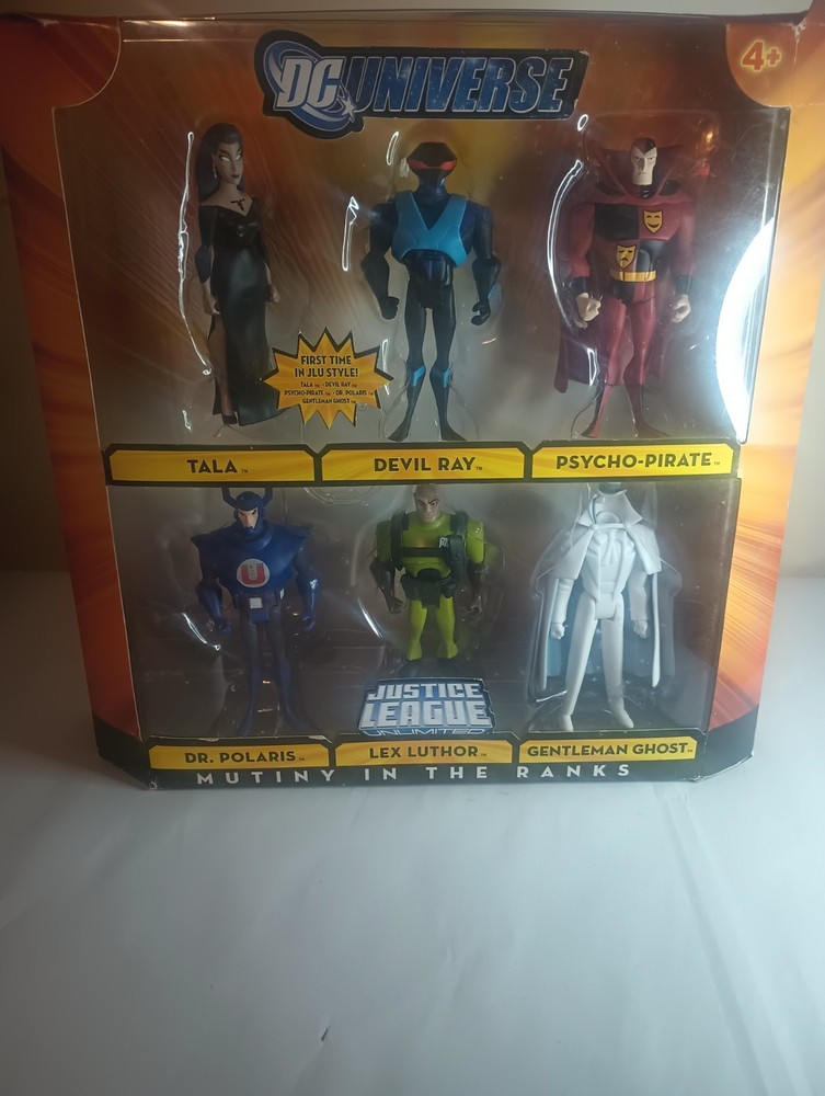 2009 Mattel Justice League “Mutiny In The Ranks” Figurine Set (4) Tala & More!
