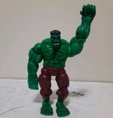ToyBiz Gamma Punch Hulk 2004 Fully Jointed Marvel Action Figure Green Purple