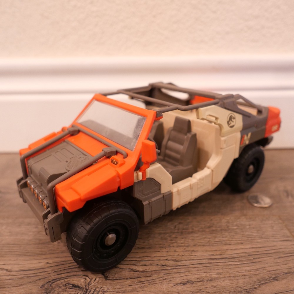 Mattel Jurassic World Rebirth Launch ‘n Battle Vehicle HUMMER TRUCK JEEP !!!