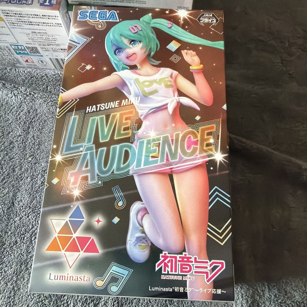 SEGA Luminasta Miku LIive Cheering Figure Japan Authentic Hatsune Miku