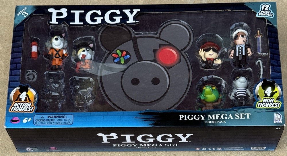 PIGGY Action Mini Figure Mega Set Pack Series 3 Includes 10 Of 12 Pieces