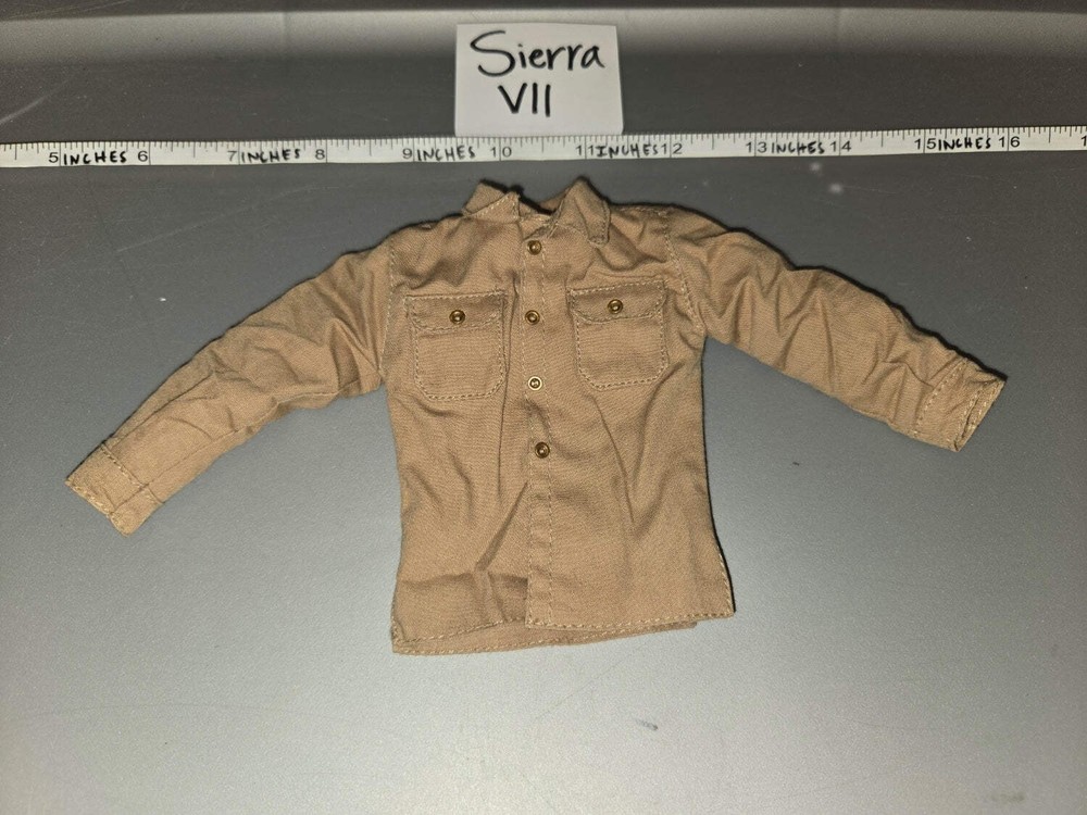 1/6 Scale WWII US Khaki Uniform Shirt