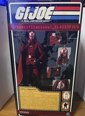 Sideshow Collectibles G.I. Joe Crimson Cobra Commander Enemy Leader 1/6 Scale*86