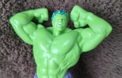 Marvel Incredible Hulk Action Figure 2013 Swimways Leaping Smash Rubber GR31017C
