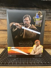 Hot Toys Obi Wan Kenobi Deluxe MMS478 Revenge Of The Sith Opened Complete