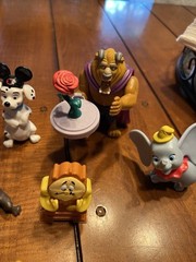 McDonald’s Toy Lot, Disney,Misc, 4 Resin Figures, 8 Piece 50th Anniv. Railway